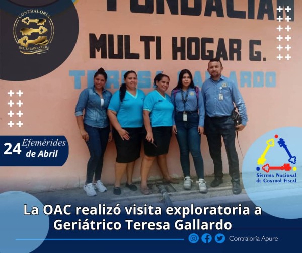 Visita exploratoria al Geriátrico Teresa Gallardo